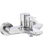 Roca Targa B4: 高身面盆、浴缸龍頭及方形淋浴花灑套裝